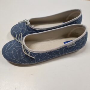 ZAPATILLA FRANCESITA BLUE FLOWERS MURO